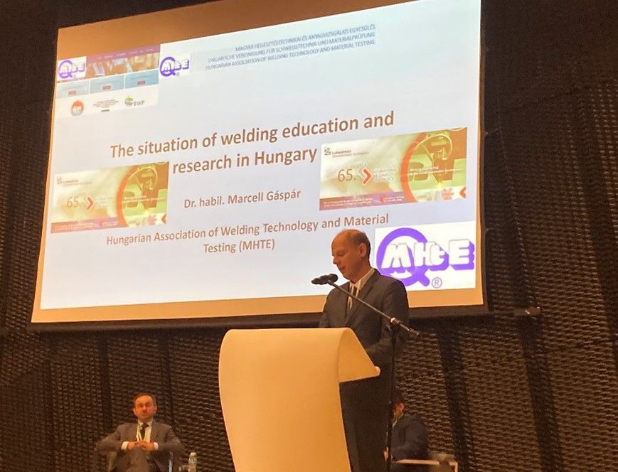 Előadás Katowicében a hegesztés magyarországi helyzetéről