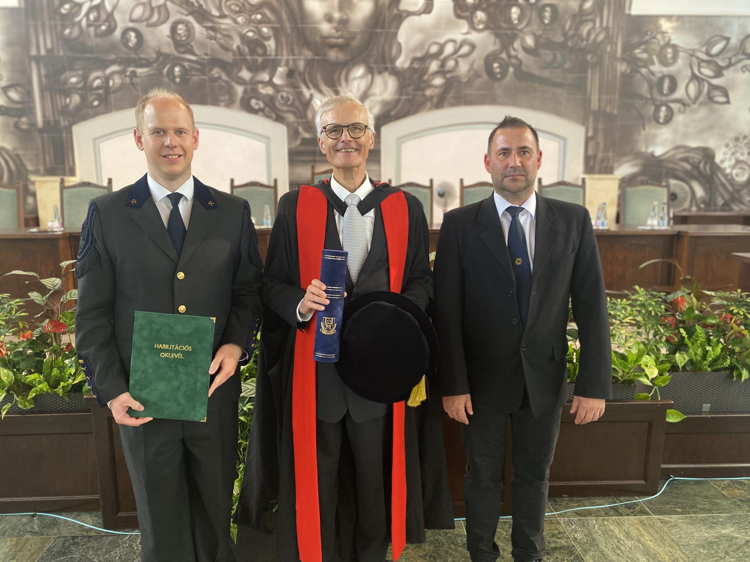 Habilitált doktori címet vett át Dr. Gáspár Marcell