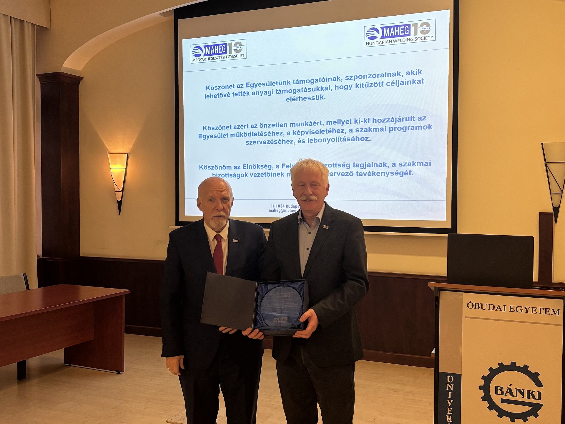 Magyar Hegesztési Egyesület évzáró ülése 2024.