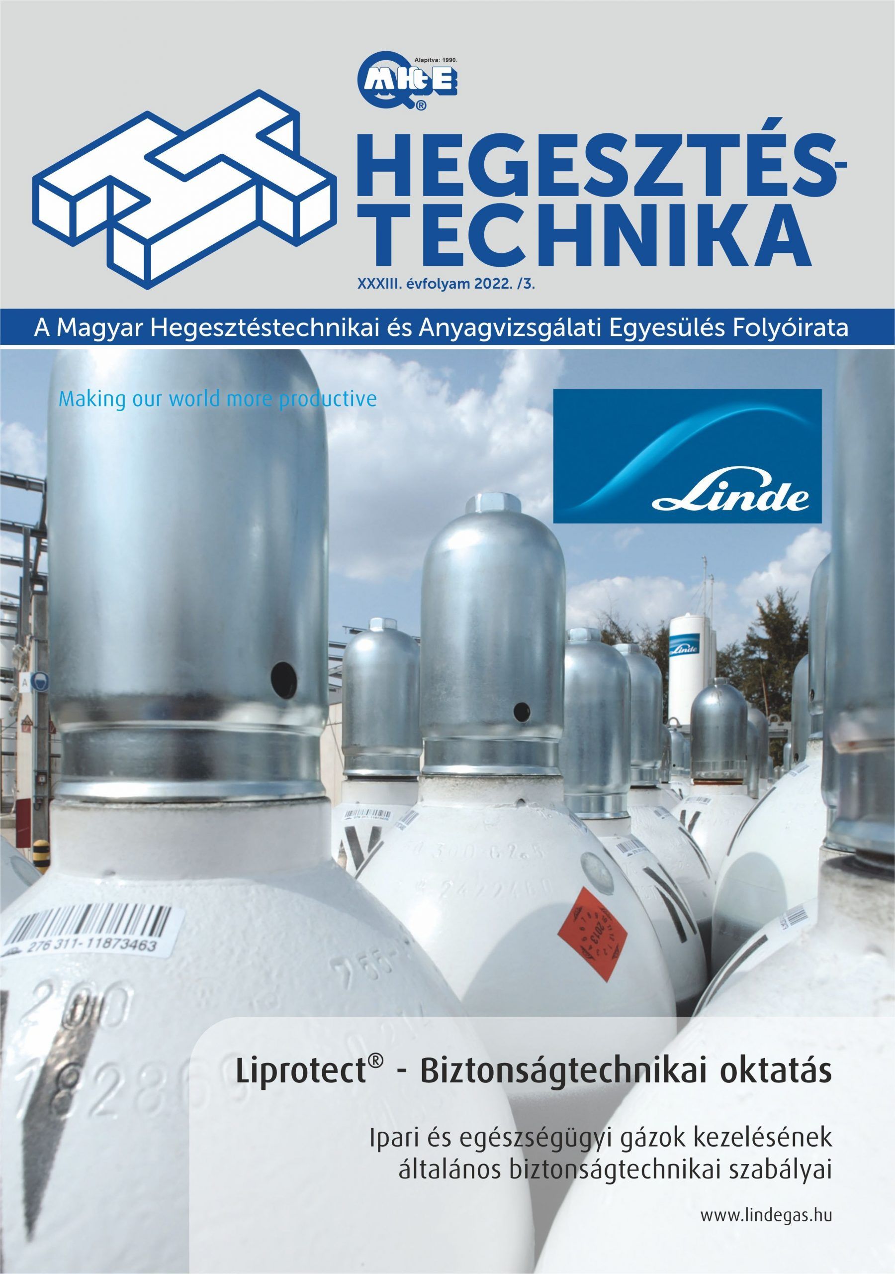 Megjelent a Hegesztéstechnika 2022. 3. száma
