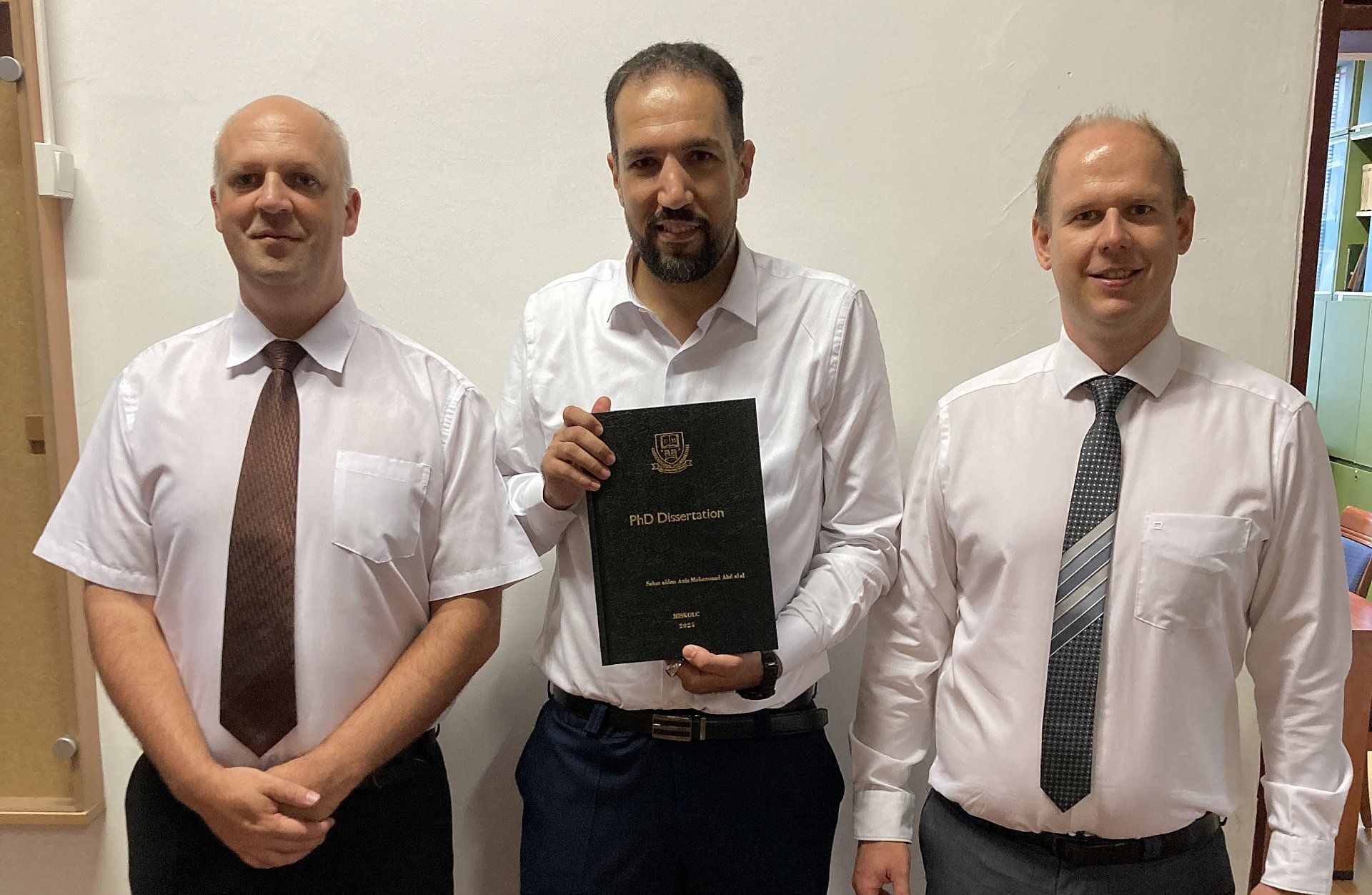 Sahm alden Anis Maohammad Abd al al sikeres PhD védése